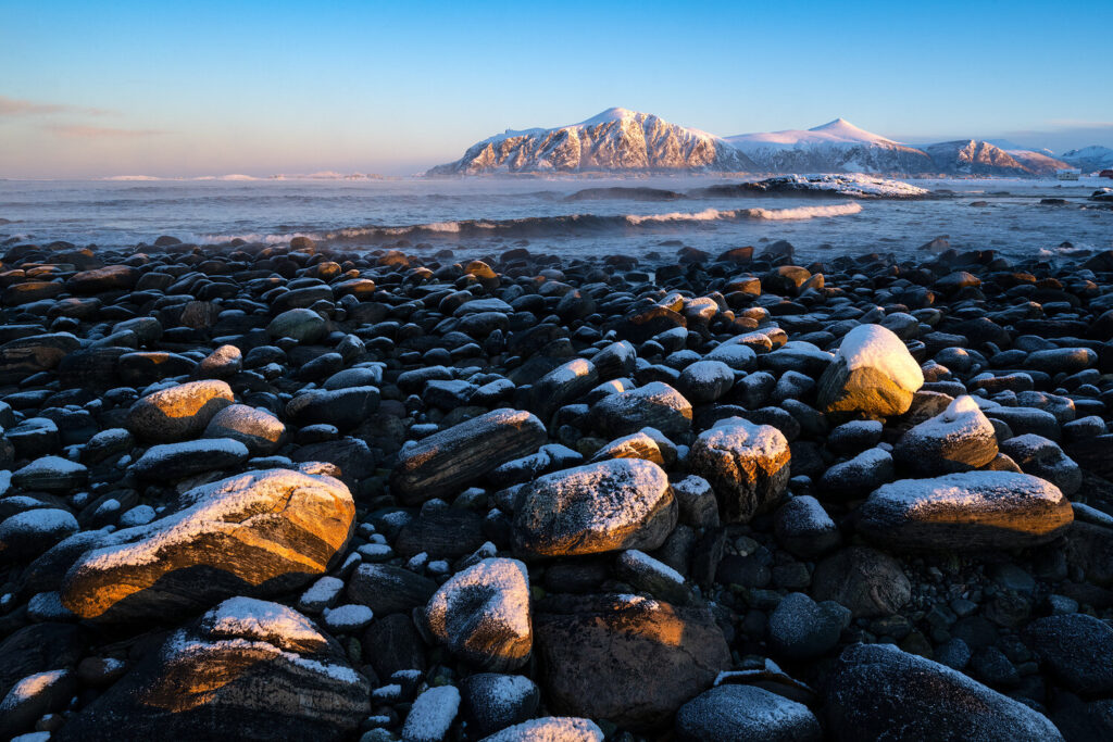 Vinter ved Hustadvika