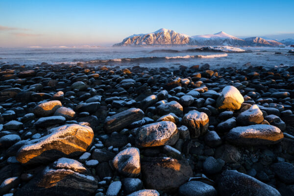 Vinter ved Hustadvika